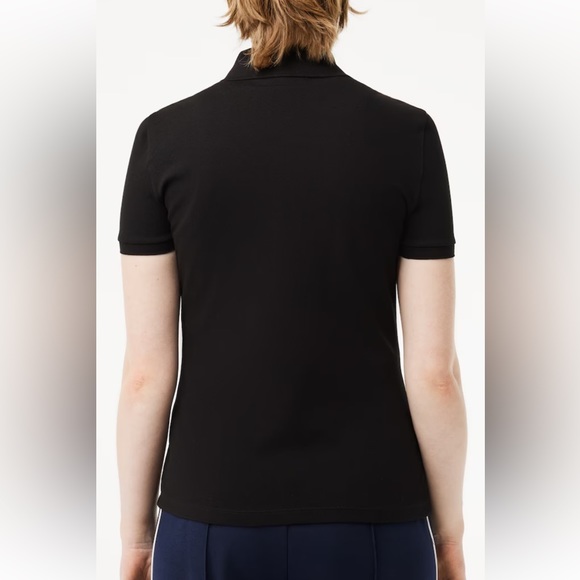 LACOSTE SLIM FIT STRETCH MINI PIQUÉ POLO - Picture 2 of 7